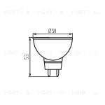 Лампа светодиодная Kanlux LED15 GX5.3 5W 3000К 22207 22207