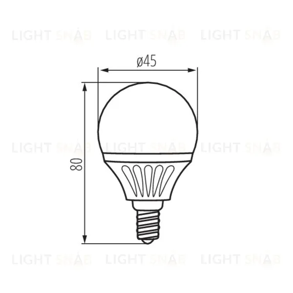 Лампа светодиодная Kanlux Bilo E14 5W 3000К 23042 23042