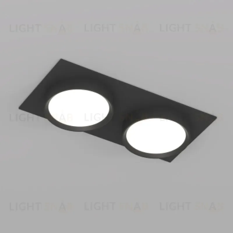 Встраиваемый светильник Denkirs Flat DK2092-BK DK2092-BK