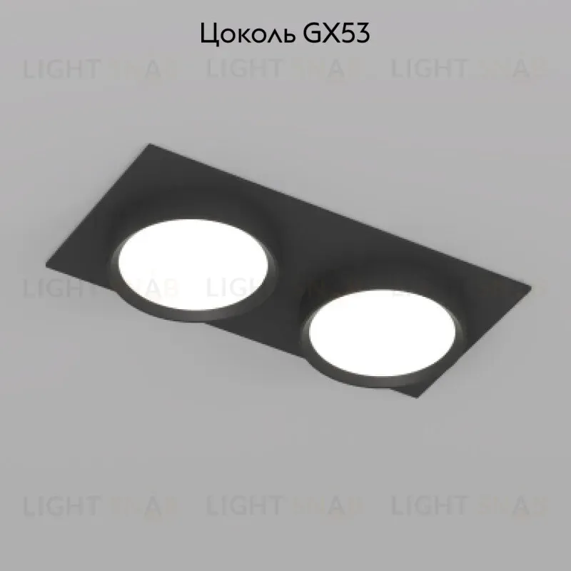 Встраиваемый светильник Denkirs Flat DK2092-BK DK2092-BK