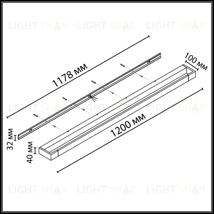 Настенный светильник Odeon Light Hightech Arno 3888/36WL 3888/36WL