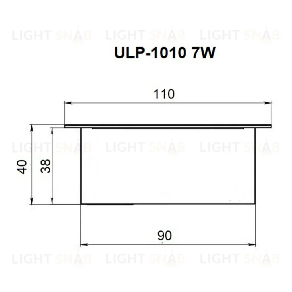 Встраиваемый светильник Uniel ULP-1010-20W/4000K IP54 GRILYATO OPAL BLACK KIT03 UL-00012836 ULP-1010-20W/4000K IP54 GRILYATO OPAL BLACK KIT03