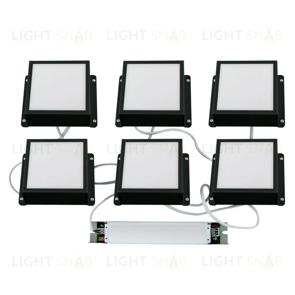 Встраиваемый светильник Uniel ULP-1010-42W/4000K IP54 GRILYATO OPAL BLACK KIT06 UL-00012834 ULP-1010-42W/4000K IP54 GRILYATO OPAL BLACK KIT06