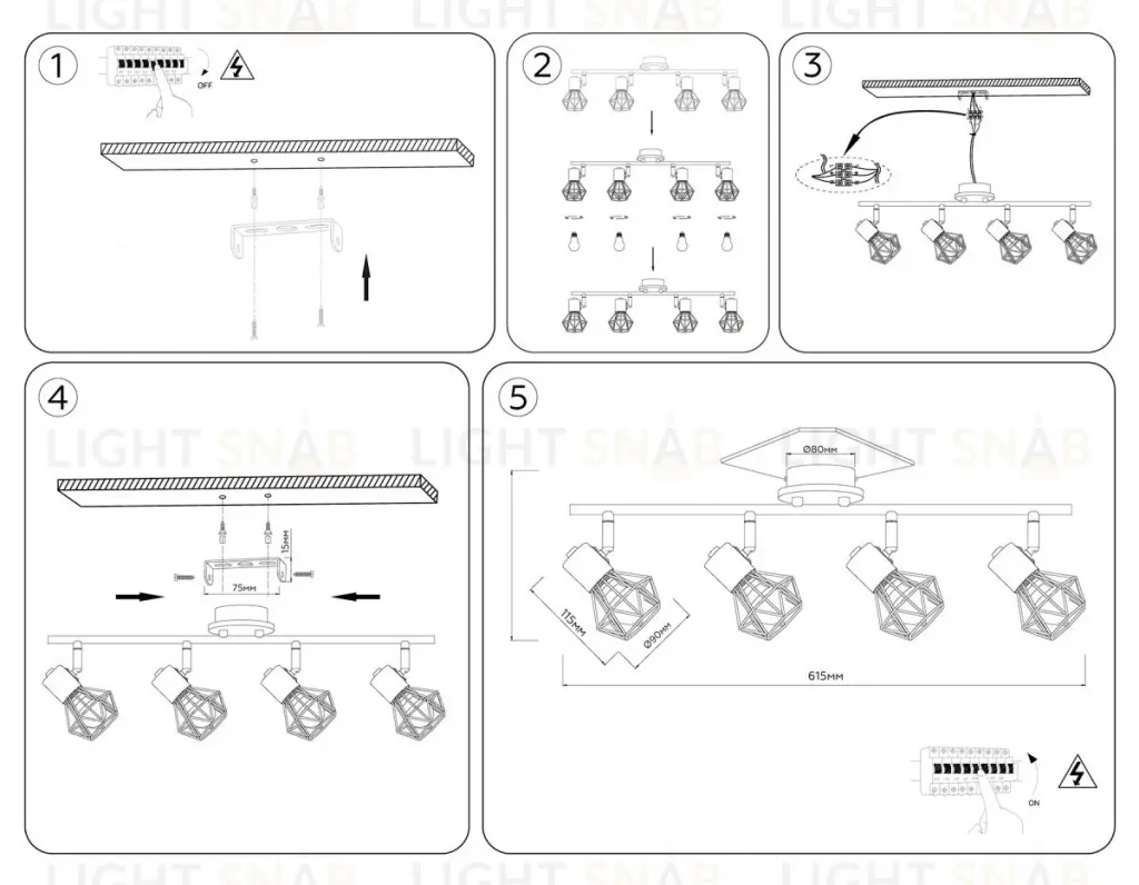 Спот Ambrella Light Traditional Loft TR8754 TR8754