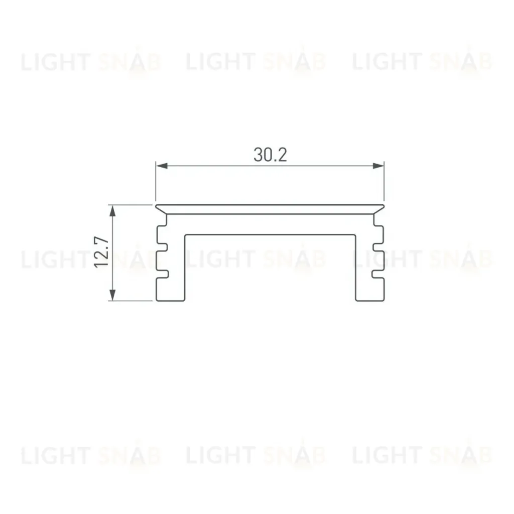 Экран Arlight LINE-3535-BENT-SIDE-2M OPAL 055987 055987