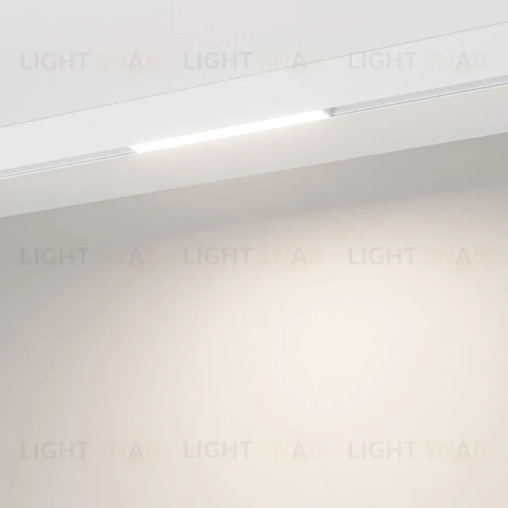 Трековый магнитный светильник Arlight MAG-ORIENT-FLAT-L235-8W Warm2700 (WH, 100 deg, 48V) 055985 055985