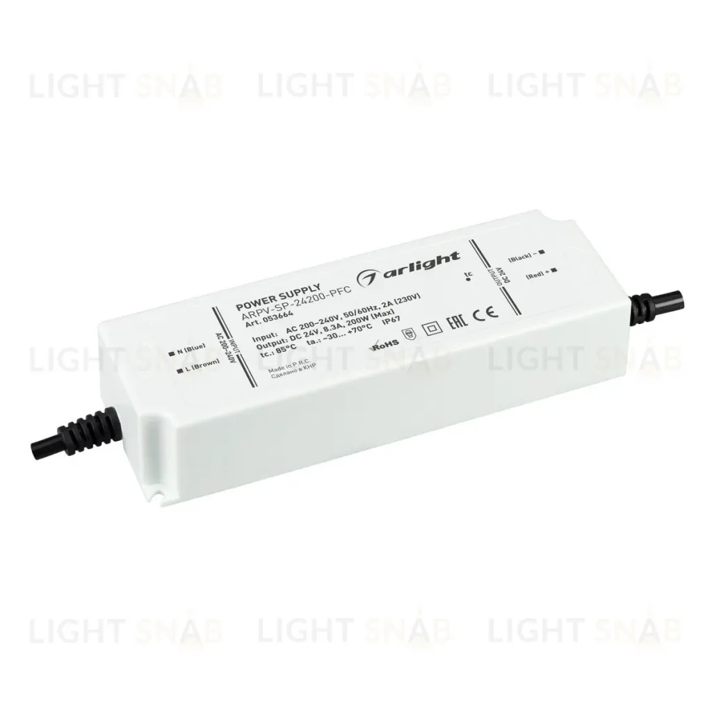 Блок питания Arlight ARPV-SP-24200-PFC (24V, 8.3A, 200W) 053664 053664