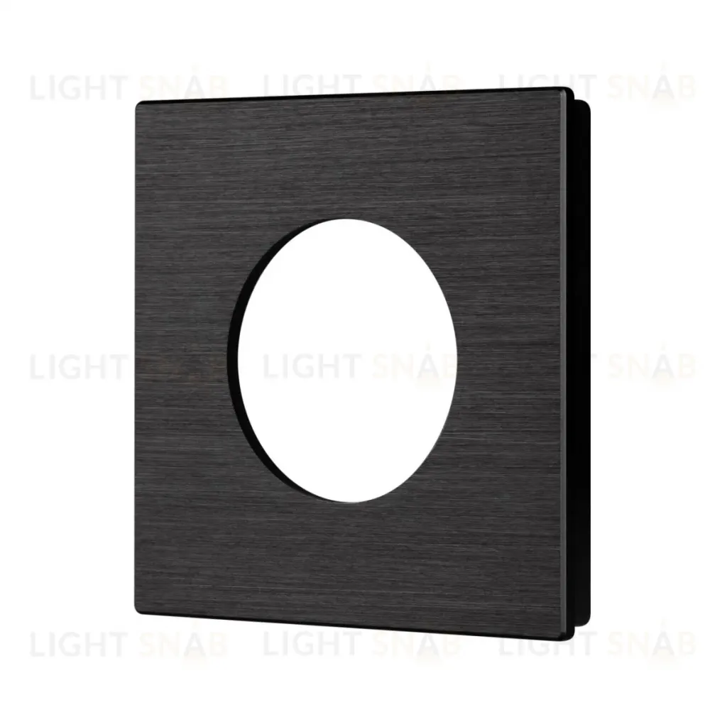 Рамка 1-местная алюминиевая Arlight FRM-PRESTO-ALR-1-BK 043876 043876