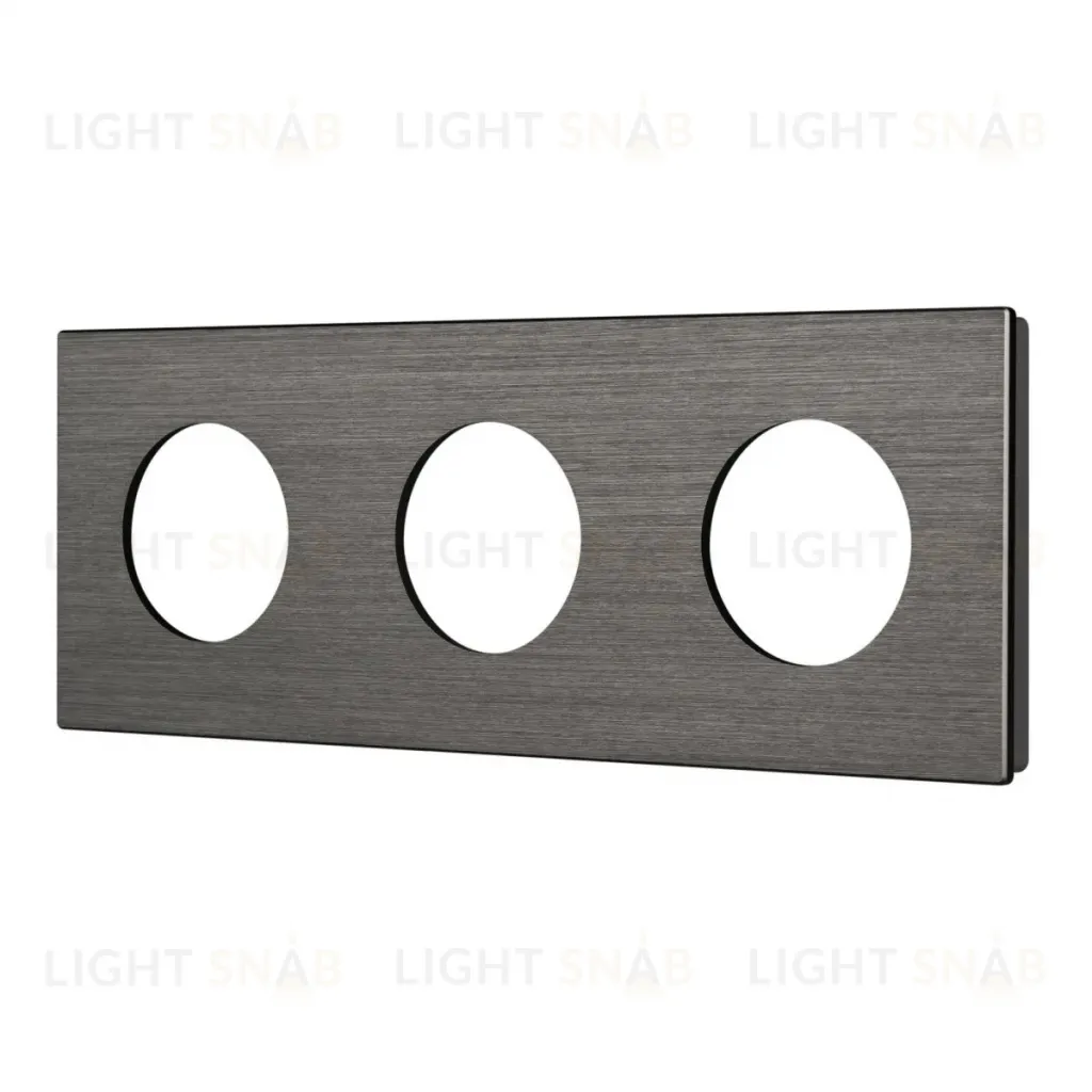 Рамка 3-местная алюминиевая Arlight FRM-PRESTO-ALR-3-GR 043873 043873