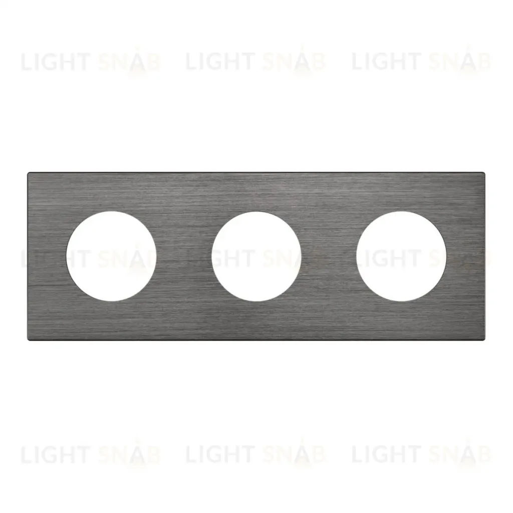 Рамка 3-местная алюминиевая Arlight FRM-PRESTO-ALR-3-GR 043873 043873