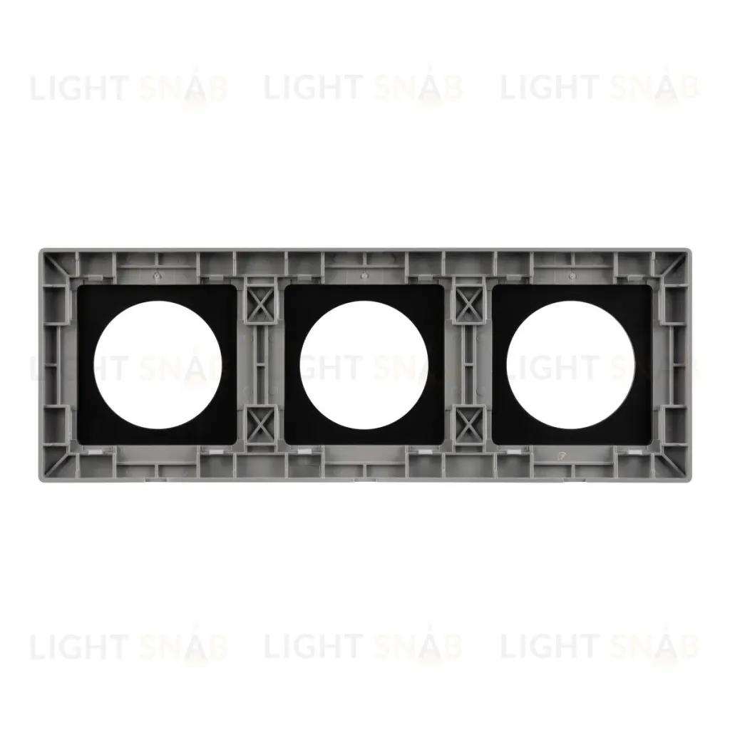 Рамка 3-местная алюминиевая Arlight FRM-PRESTO-ALR-3-GR 043873 043873
