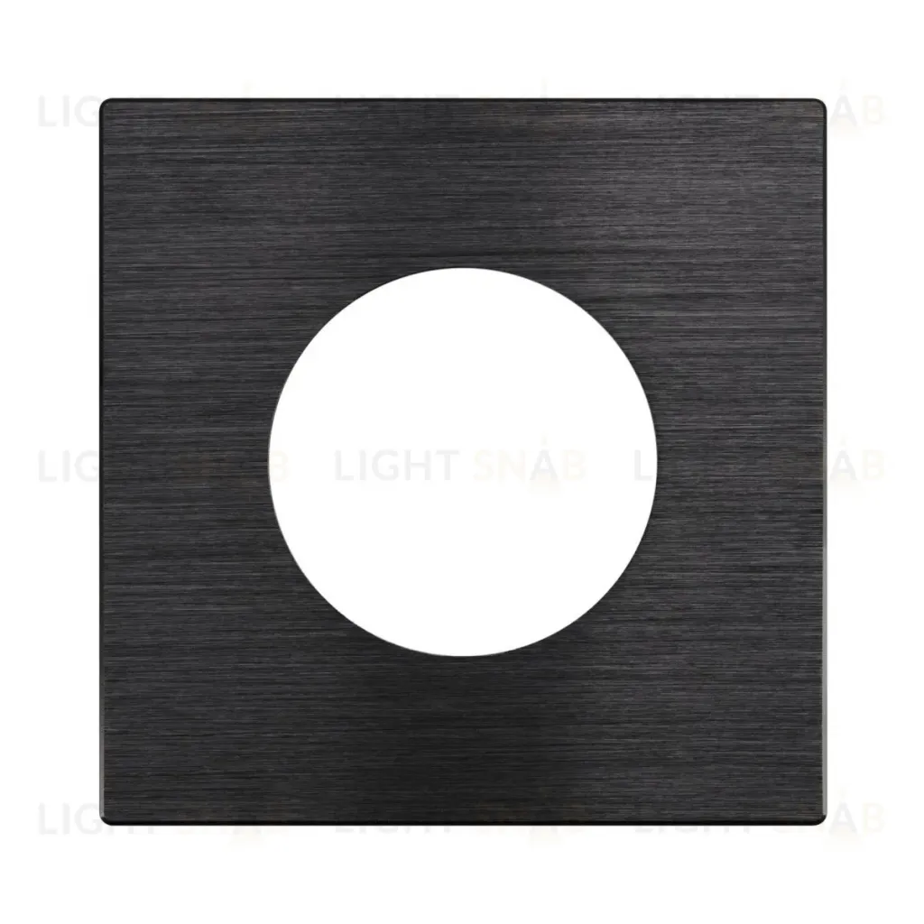 Рамка 1-местная алюминиевая Arlight FRM-PRESTO-ALR-1-BK 043876 043876