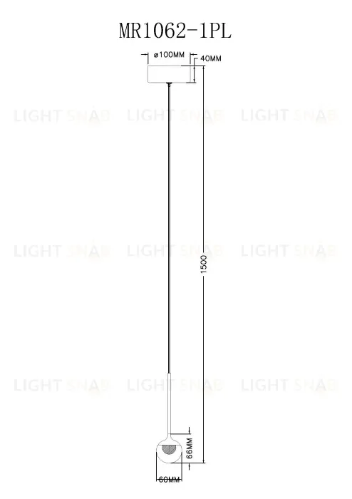 Подвесной светильник Myfar Kollins MR1062-1PL MR1062-1PL