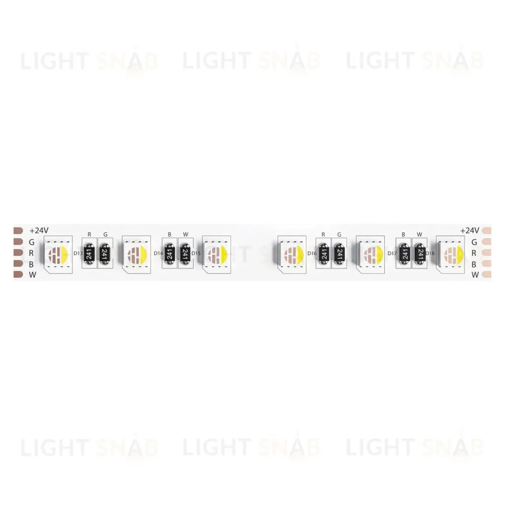Светодиодная лента Arte Lamp Tape 24В 14,4Вт/м 2900/3100+RGB 5м IP20 A2406012-02-RGB3K A2406012-02-RGB3K