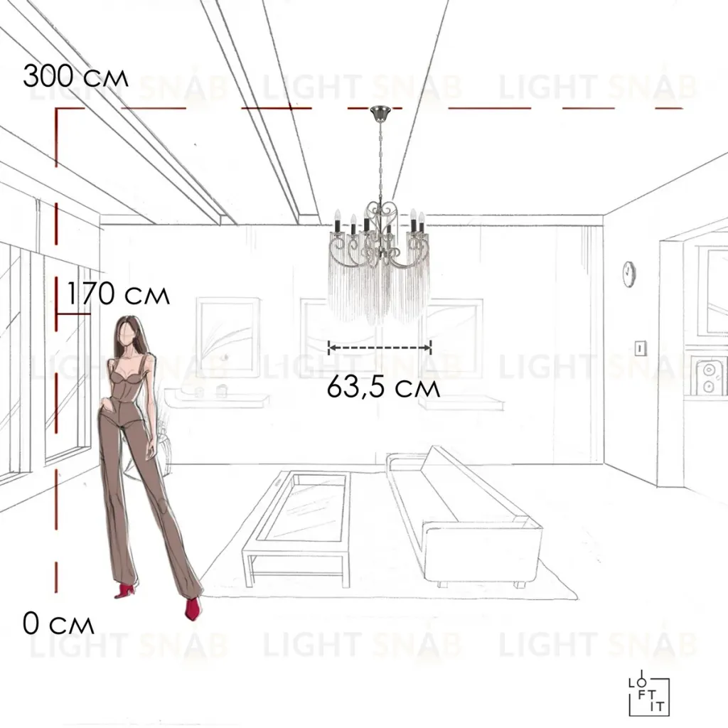 Подвесная люстра Loft IT Wonderland 10405/6 10405/6