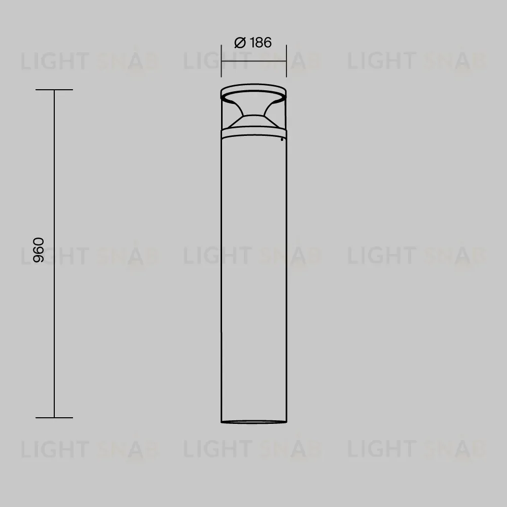 Ландшафтный светильник Maytoni Pyro O496FL-L21B3K2 O496FL-L21B3K2