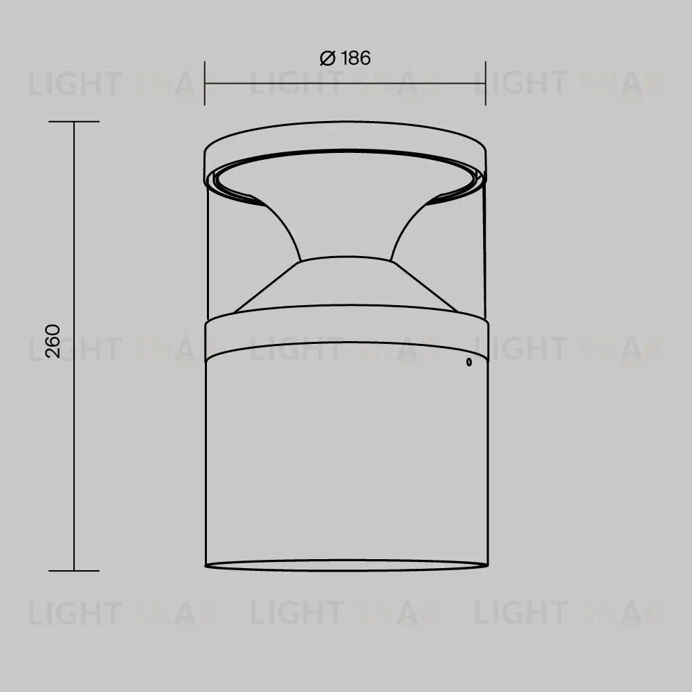 Ландшафтный светильник Maytoni Pyro O496FL-L21B3K O496FL-L21B3K