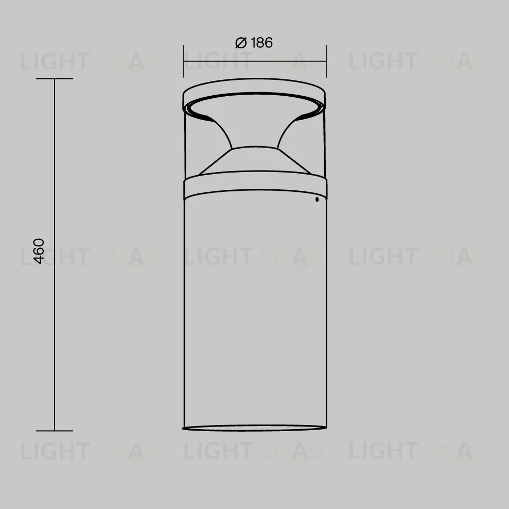 Ландшафтный светильник Maytoni Pyro O496FL-L21B3K1 O496FL-L21B3K1