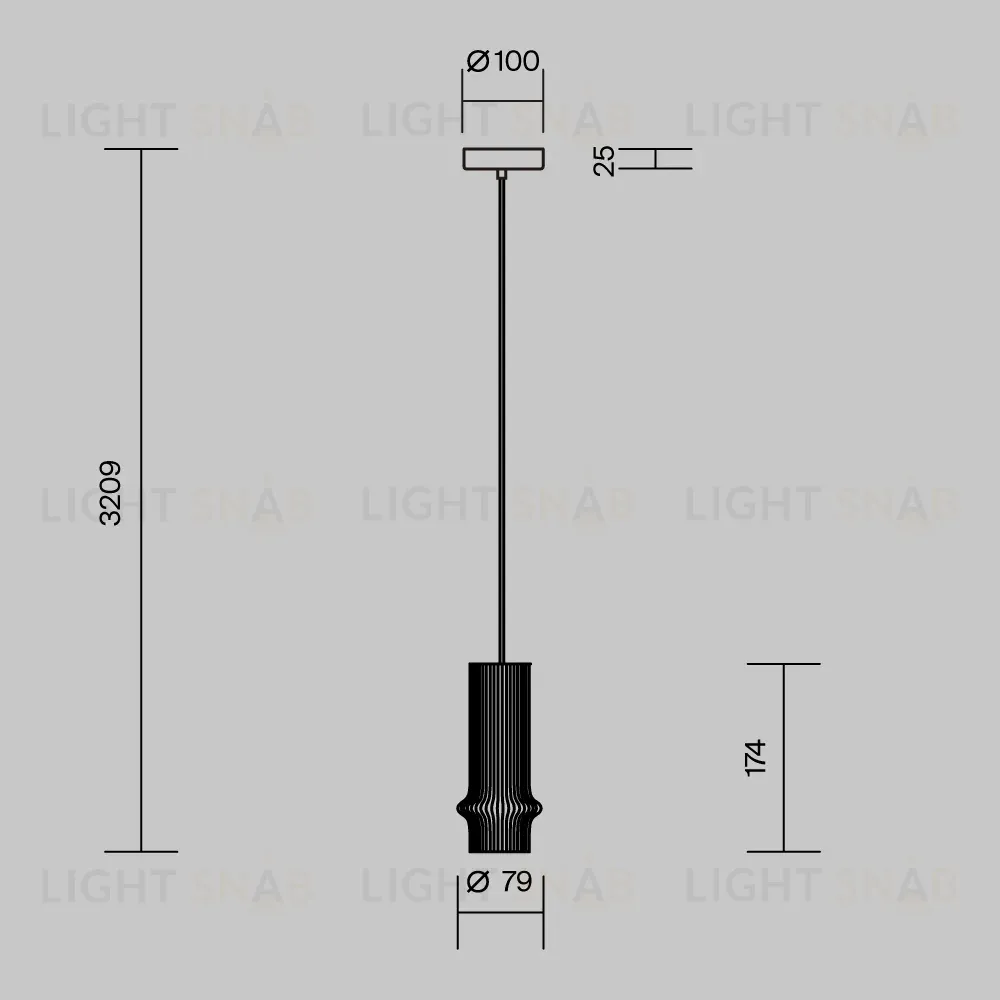 Подвесной светильник Maytoni Pilastro MOD430PL-L5W3K1 MOD430PL-L5W3K1