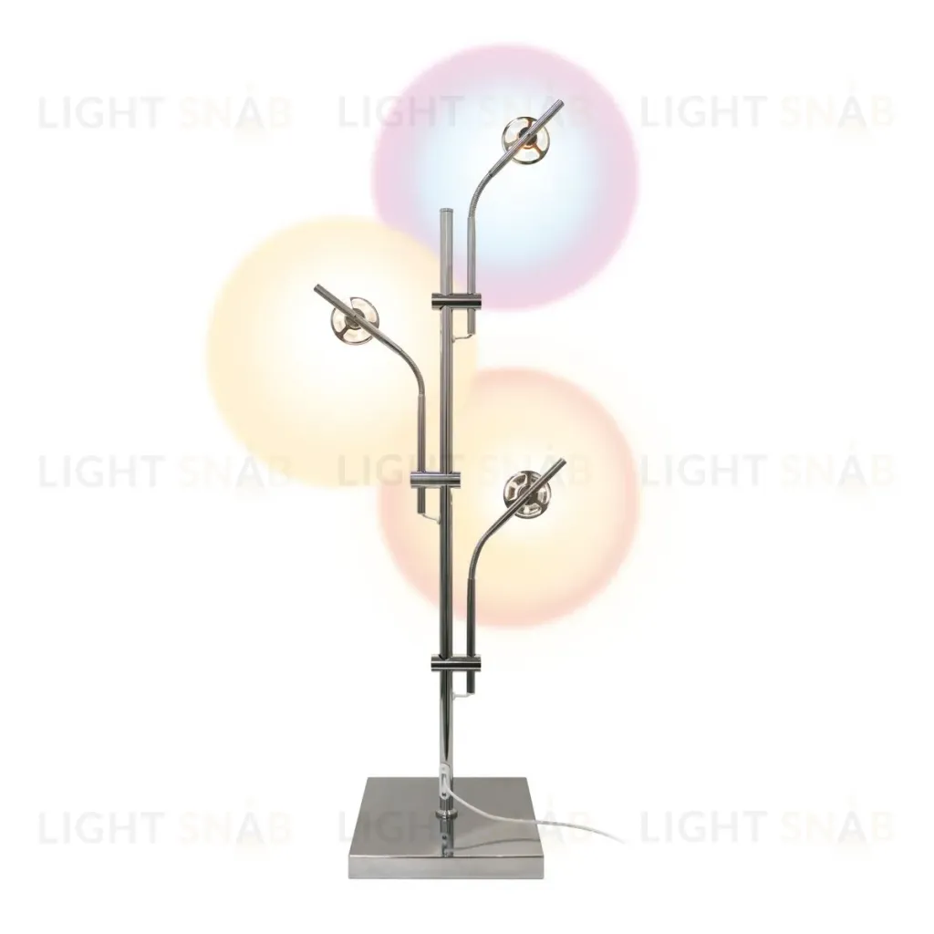 Торшер Uniel ULM-T640 3x2W/3000K CHROME MULTICOLOR UL-00012152 ULM-T640 3x2W/3000K CHROME MULTICOLOR