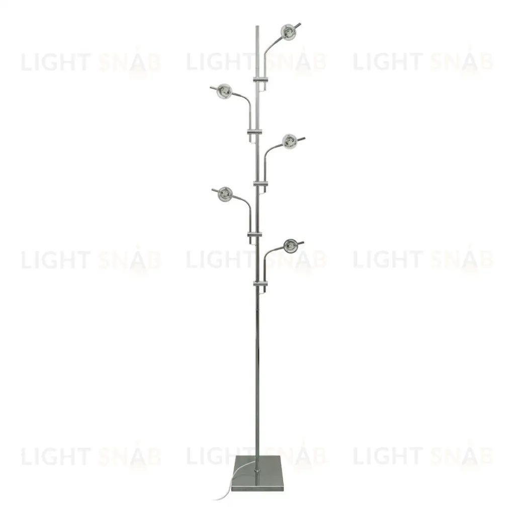 Торшер Uniel ULM-T640 5x2W/3000K CHROME MULTICOLOR UL-00012154 ULM-T640 5x2W/3000K CHROME MULTICOLOR