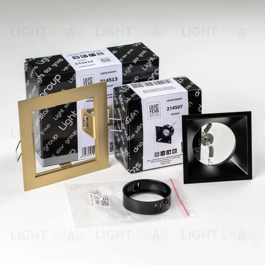 Встраиваемый светильник Lightstar Domino (214513+214507+214007) D51307BMOD D51307BMOD
