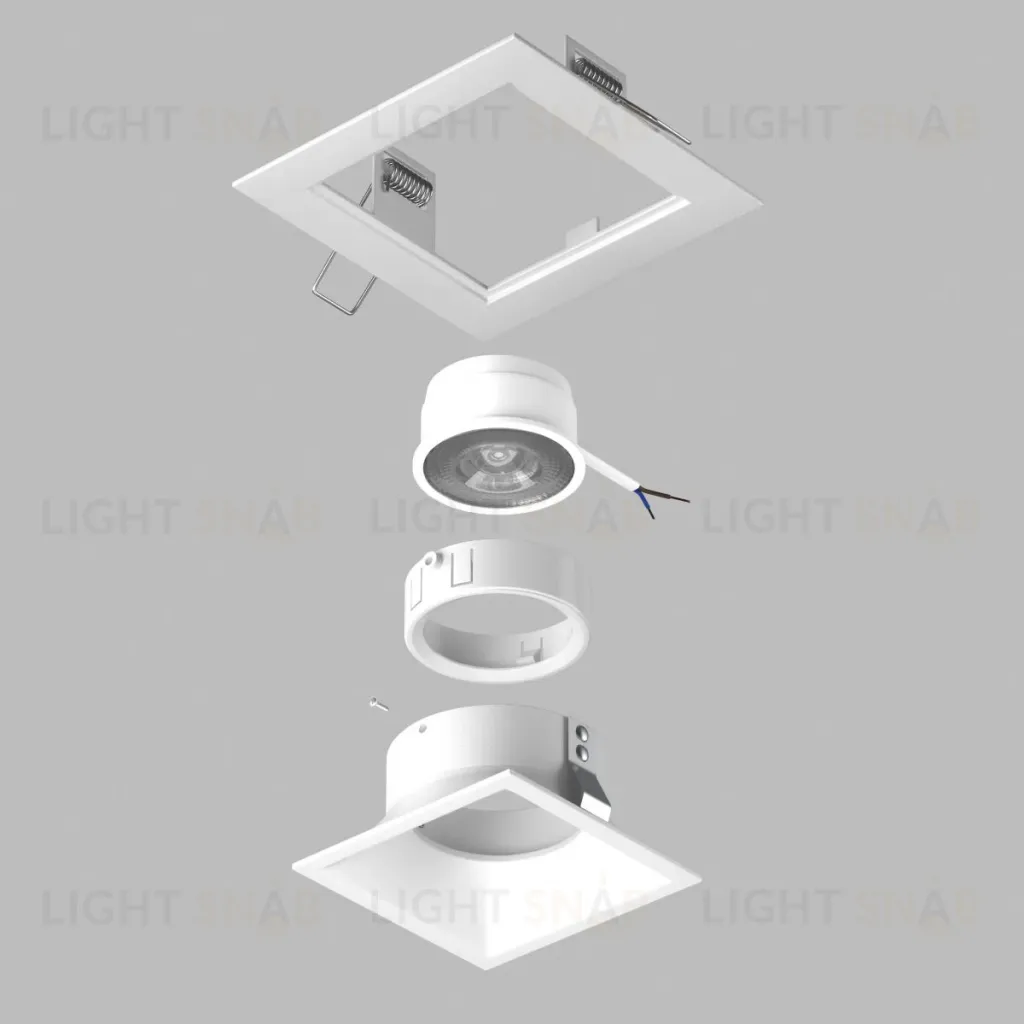 Встраиваемый светильник Lightstar Domino (214516+214506+214006) D51606WMOD D51606WMOD