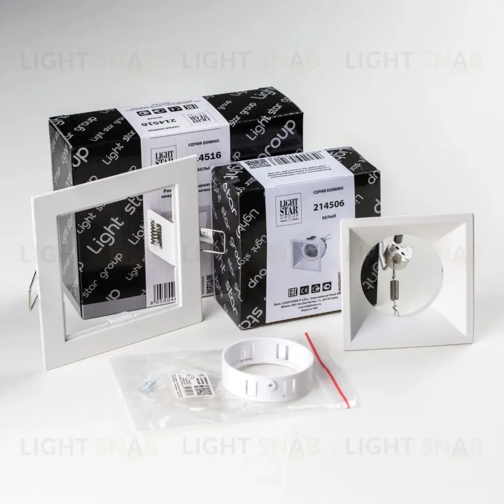 Встраиваемый светильник Lightstar Domino (214516+214506+214006) D51606WMOD D51606WMOD