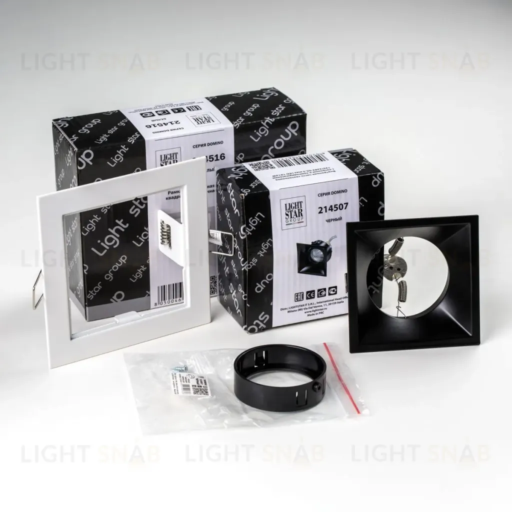 Встраиваемый светильник Lightstar Domino (214516+214507+214007) D51607BMOD D51607BMOD