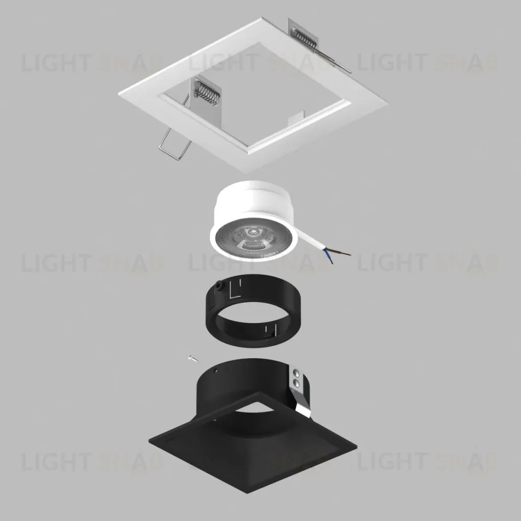 Встраиваемый светильник Lightstar Domino (214516+214507+214007) D51607BMOD D51607BMOD