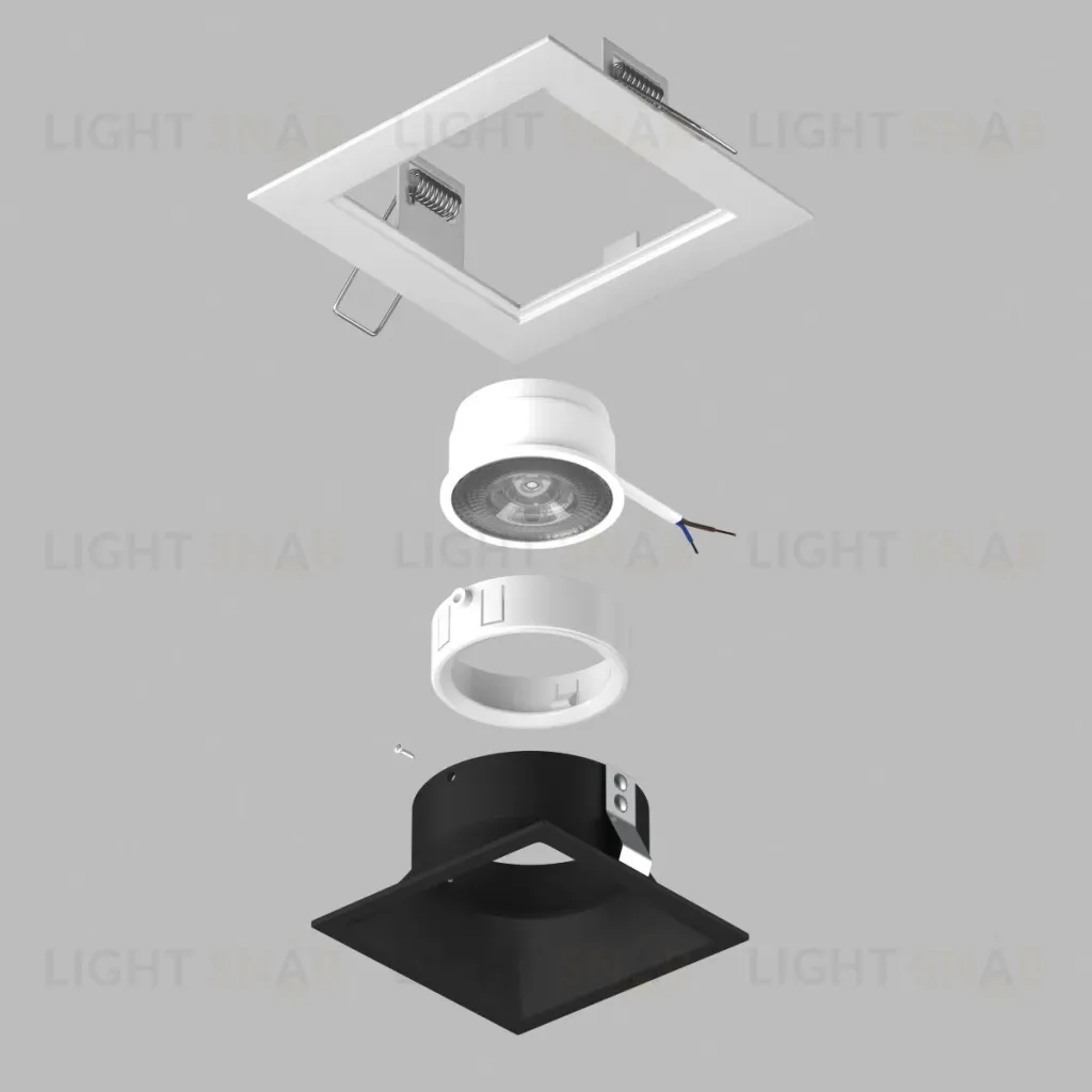 Встраиваемый светильник Lightstar Domino (214516+214507+214006) D51607WMOD D51607WMOD