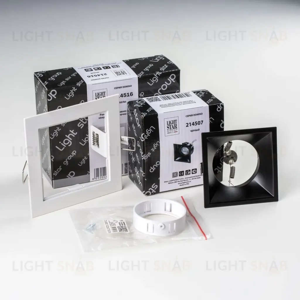 Встраиваемый светильник Lightstar Domino (214516+214507+214006) D51607WMOD D51607WMOD