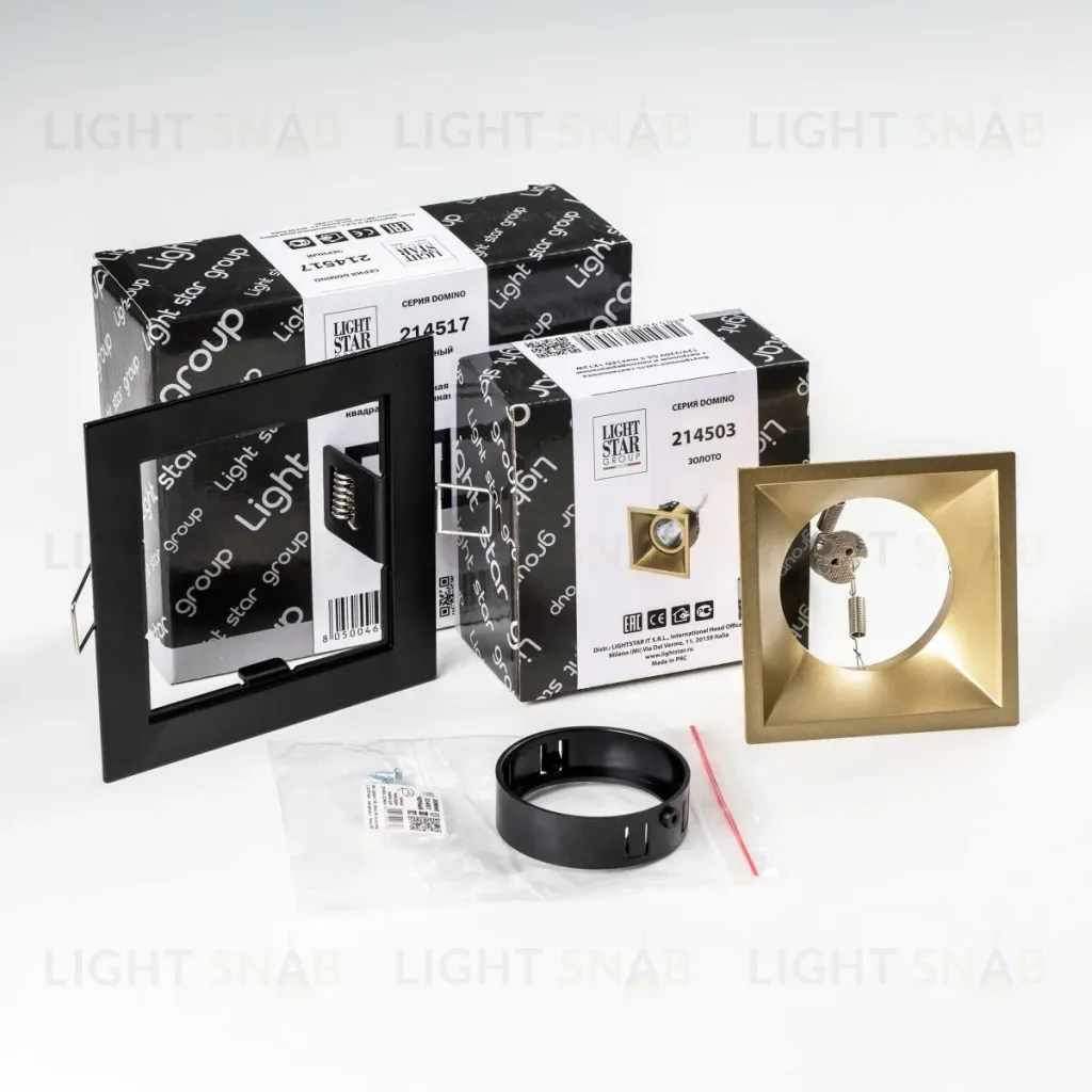 Встраиваемый светильник Lightstar Domino (214517+214503+214007) D51703BMOD D51703BMOD