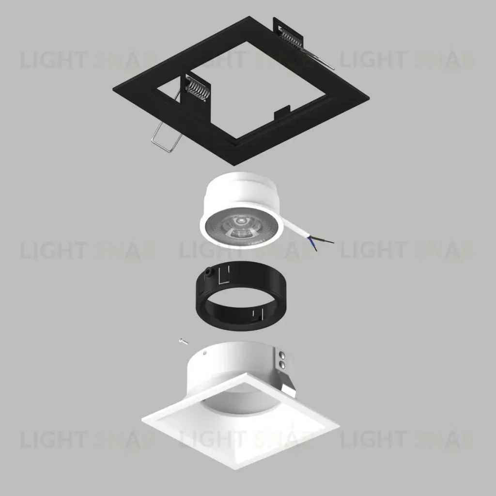 Встраиваемый светильник Lightstar Domino (214517+214506+214007) D51706BMOD D51706BMOD