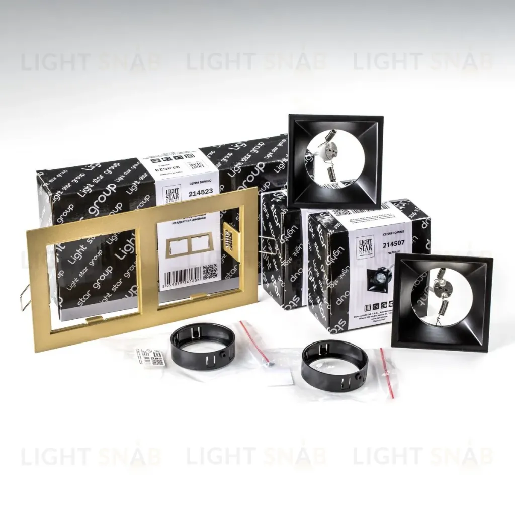 Встраиваемый светильник Lightstar Domino (214523+214507+214507+214007+214007) D5230707BMOD D5230707BMOD