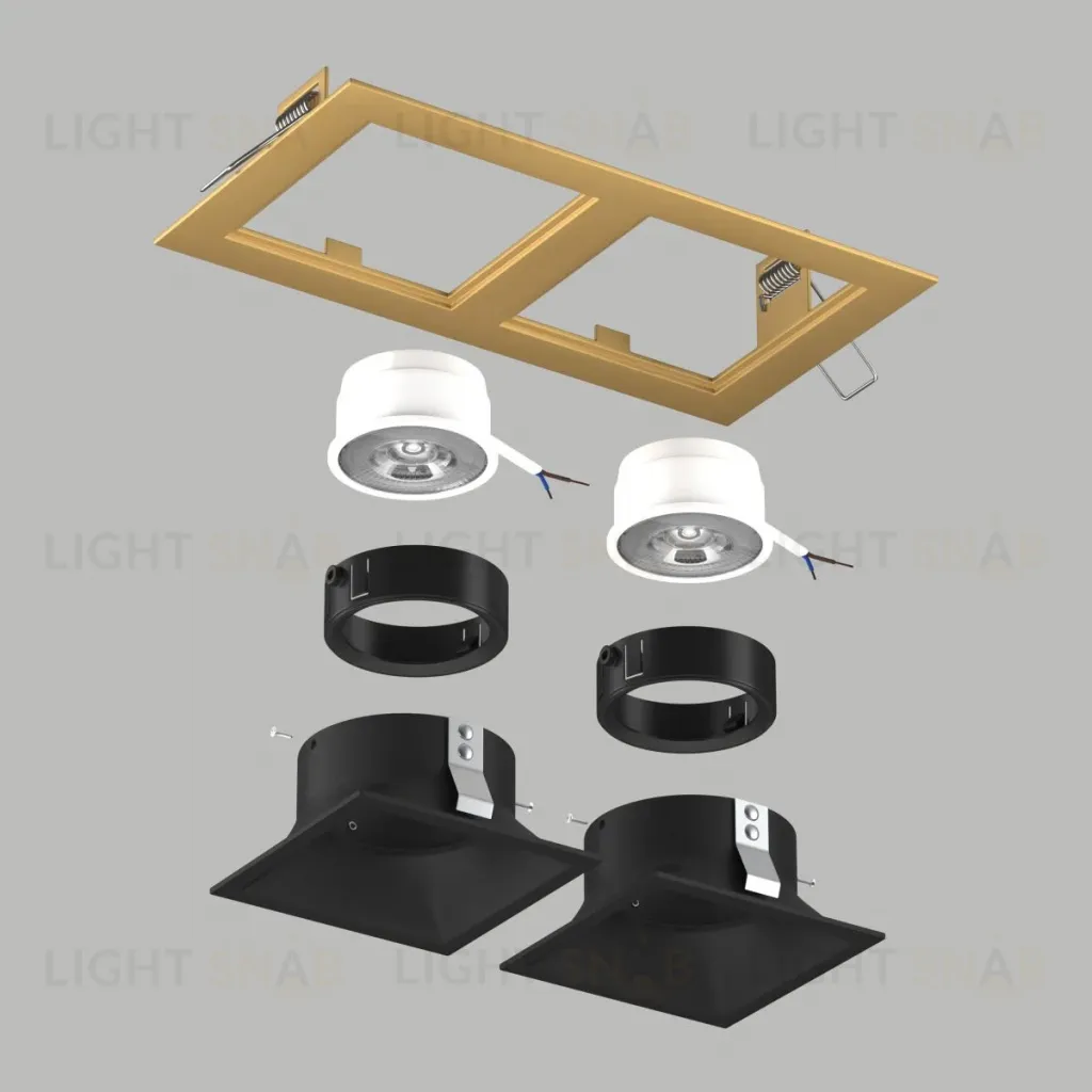Встраиваемый светильник Lightstar Domino (214523+214507+214507+214007+214007) D5230707BMOD D5230707BMOD