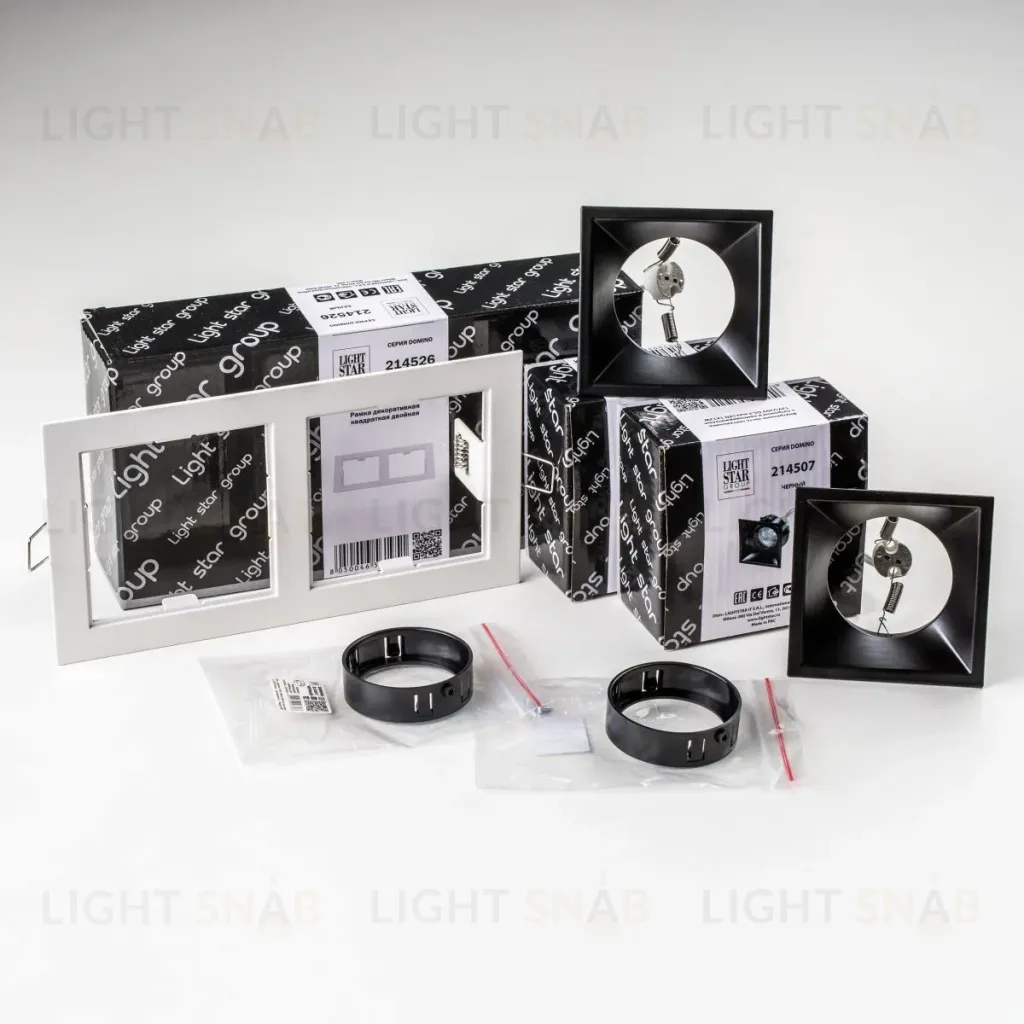 Встраиваемый светильник Lightstar Domino (214526+214507+214507+214007+214007) D5260707BMOD D5260707BMOD