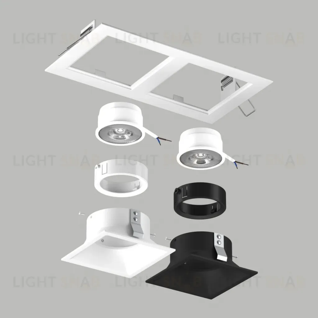 Встраиваемый светильник Lightstar Domino (214526+214506+214507+214006+214007) D5260607WBMOD D5260607WBMOD