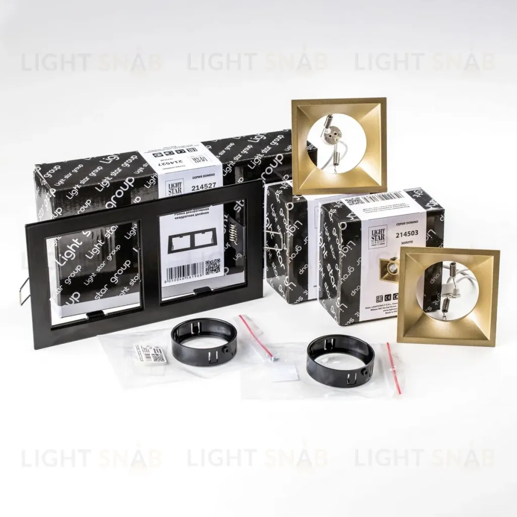 Встраиваемый светильник Lightstar Domino (214527+214503+214503+214007+214007) D5270303BMOD D5270303BMOD