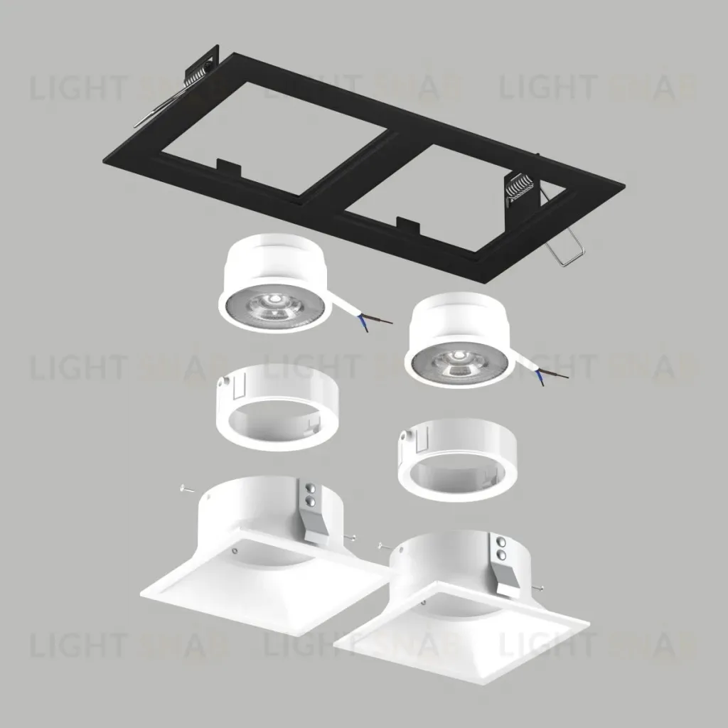 Встраиваемый светильник Lightstar Domino (214527+214506+214506+214006+214006) D5270606WMOD D5270606WMOD
