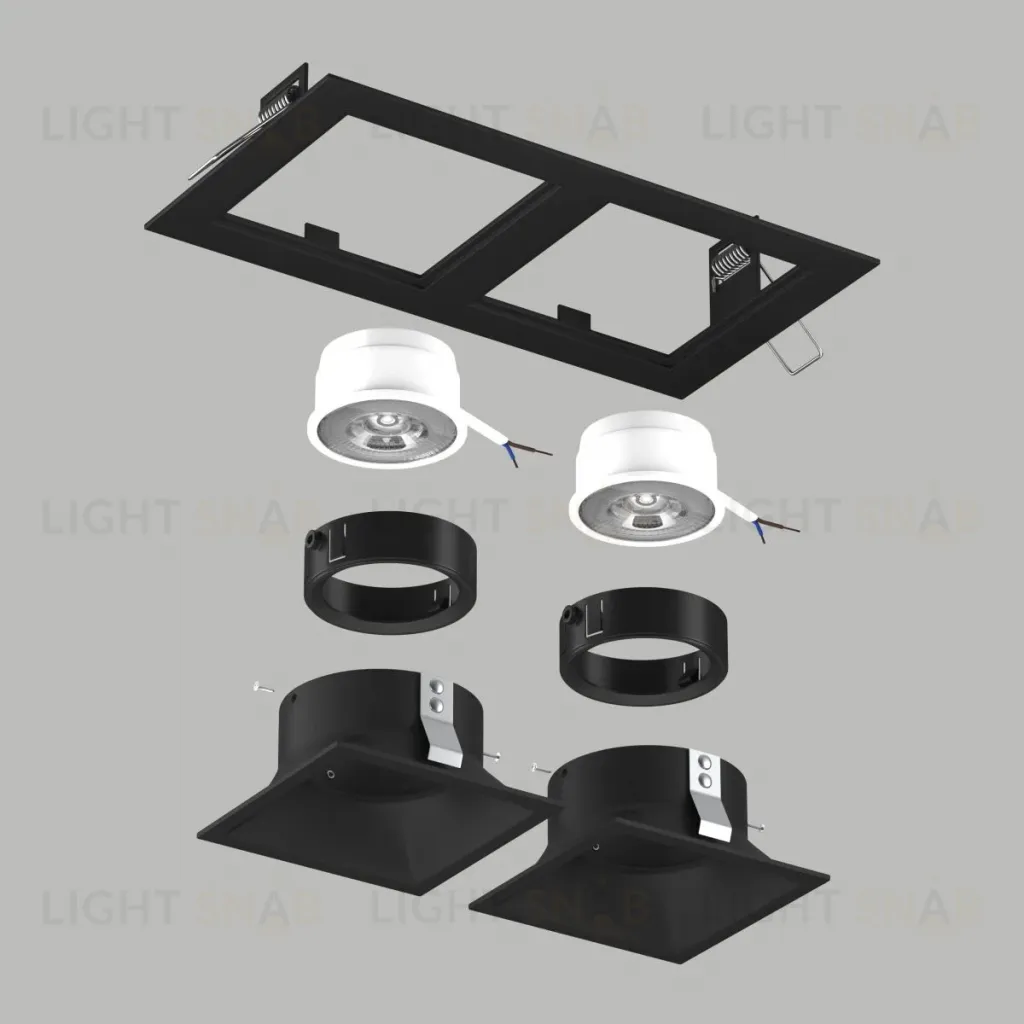 Встраиваемый светильник Lightstar Domino (214527+214507+214507+214007+214007) D5270707BMOD D5270707BMOD