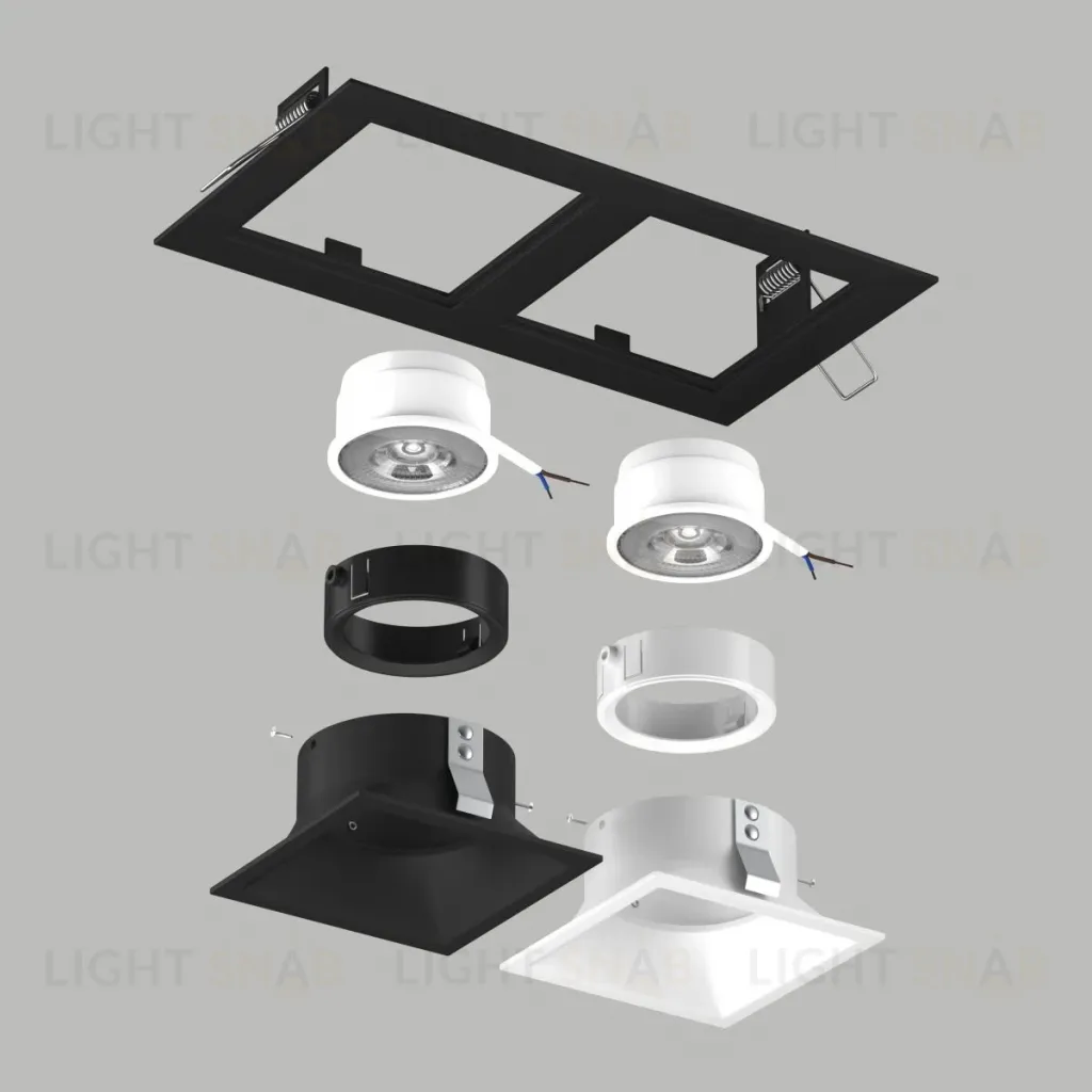 Встраиваемый светильник Lightstar Domino (214527+214506+214507+214006+214007) D5270607WBMOD D5270607WBMOD