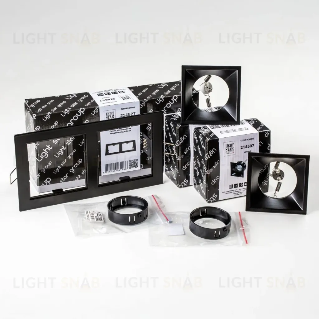 Встраиваемый светильник Lightstar Domino (214527+214507+214507+214007+214007) D5270707BMOD D5270707BMOD