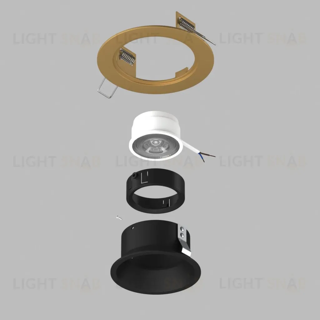 Встраиваемый светильник Lightstar Domino (214613+214607+214007) D61307BMOD D61307BMOD