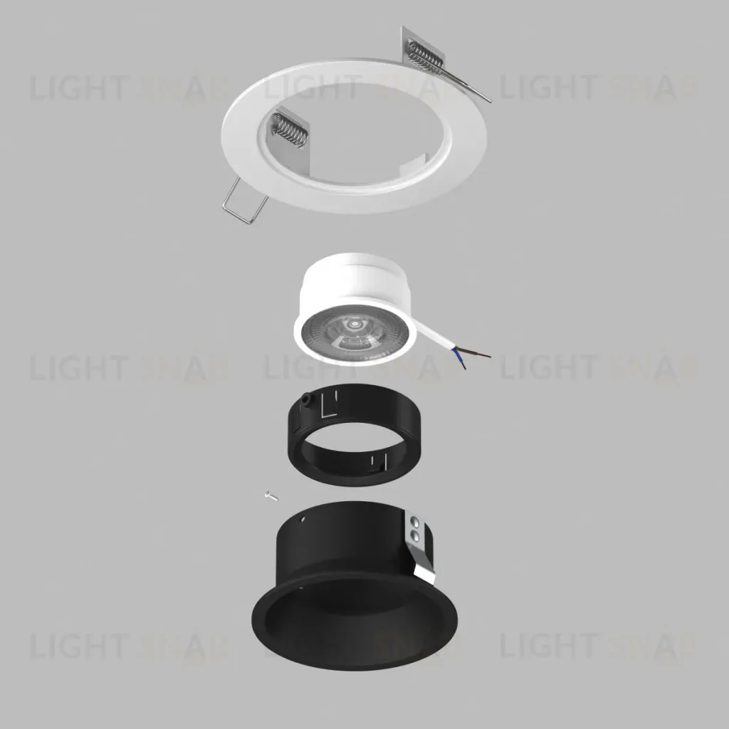 Встраиваемый светильник Lightstar Domino (214616+214607+214007) D61607BMOD D61607BMOD