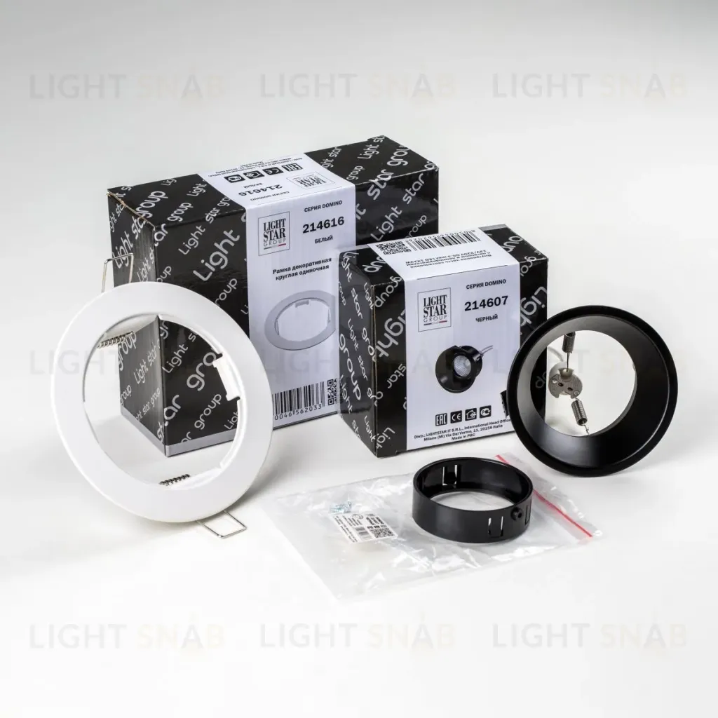 Встраиваемый светильник Lightstar Domino (214616+214607+214007) D61607BMOD D61607BMOD