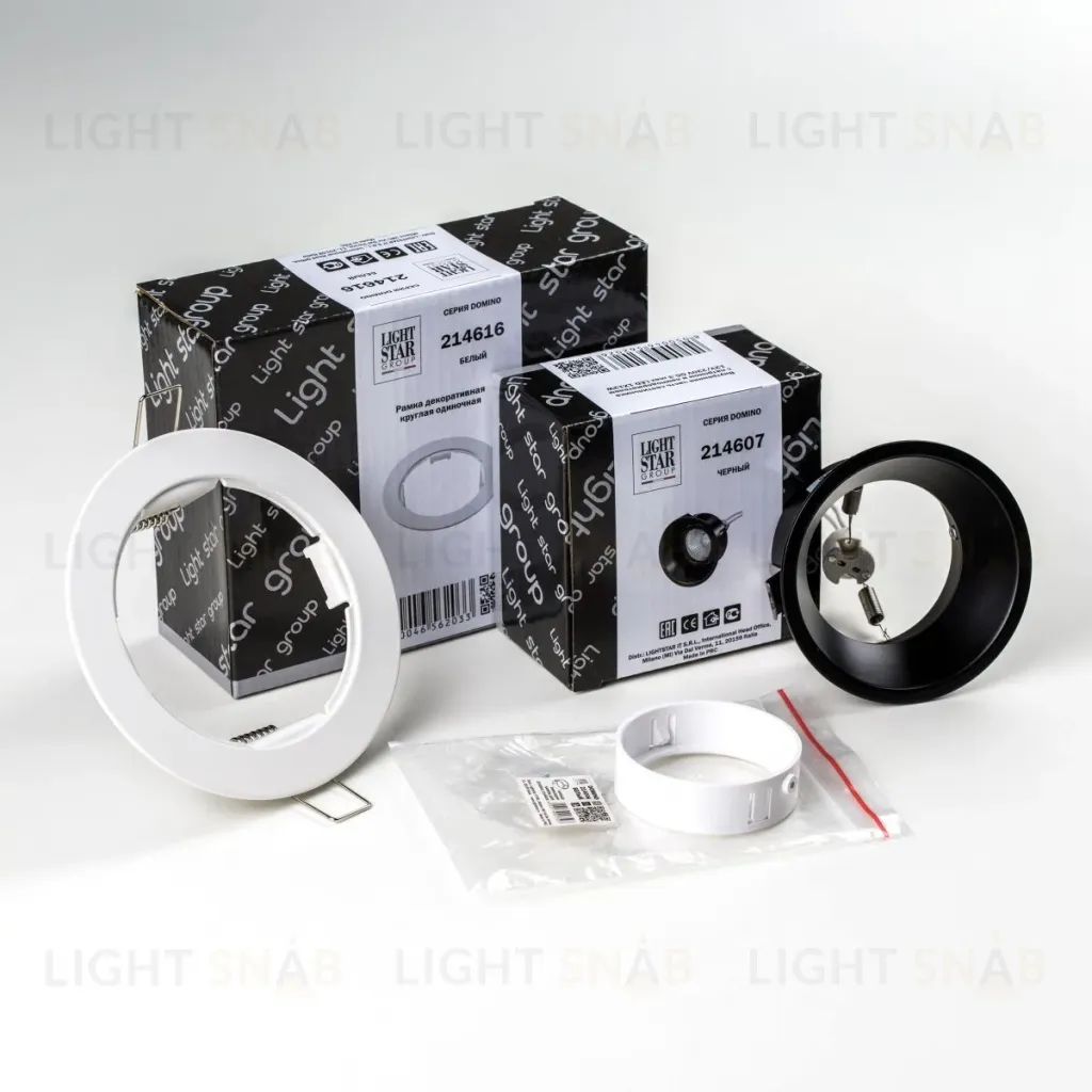 Встраиваемый светильник Lightstar Domino (214616+214607+214006) D61607WMOD D61607WMOD