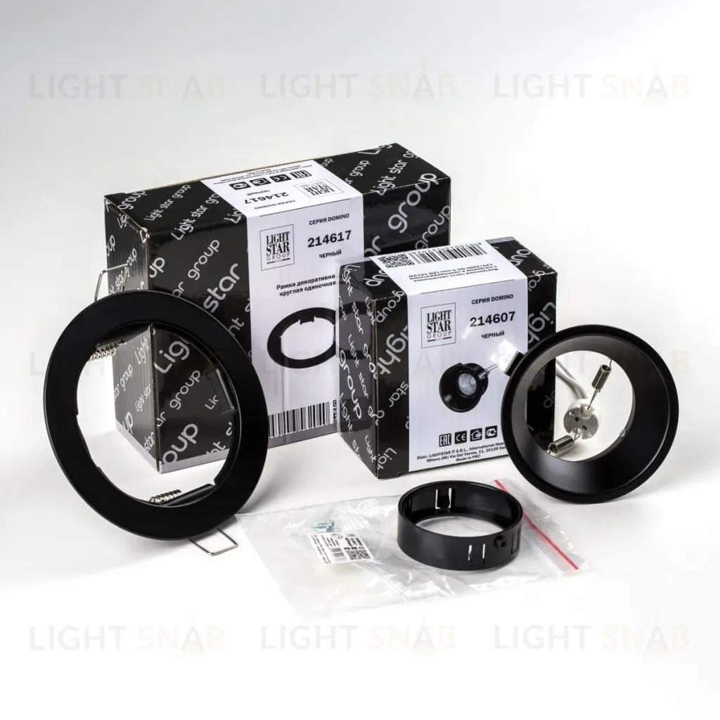 Встраиваемый светильник Lightstar Domino (214617+214607+214007) D61707BMOD D61707BMOD