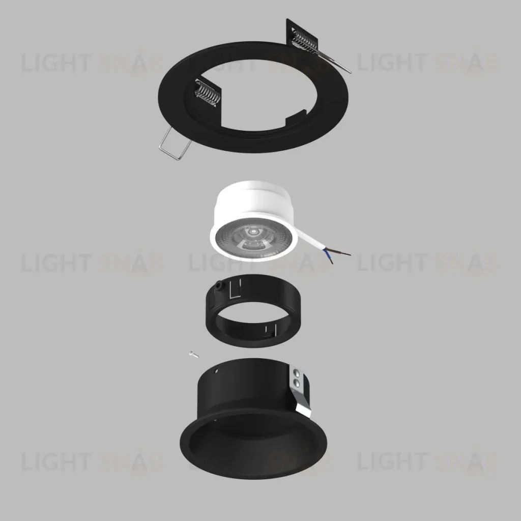 Встраиваемый светильник Lightstar Domino (214617+214607+214007) D61707BMOD D61707BMOD