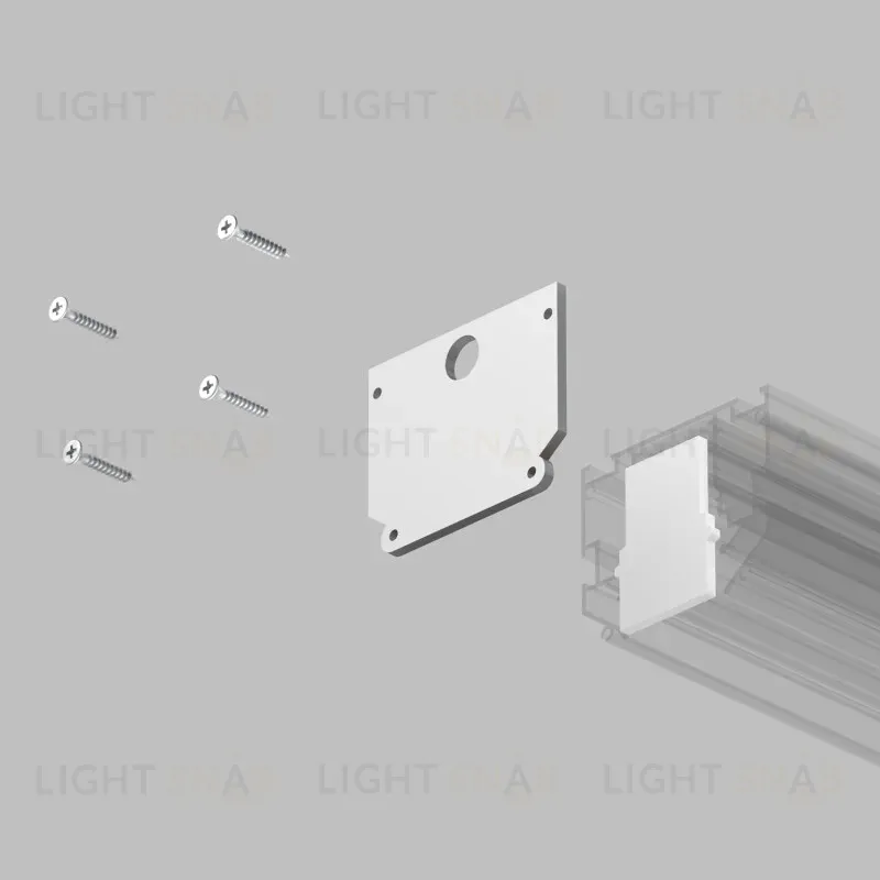 Комплект торцевых заглушек Denkirs TR2025-WH TR2025-WH